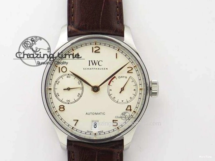 MIROTIME 0710 Portuguese Real PR IW500112 ZF 1:1 Laureus Edition On Black Leather Strap A Flexible 7369